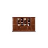 Dious walnut MDF+Veneer+Tempered Glass filing cabinet file cabinet