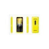Yellow Dual Sim Cards Dual Standby Phone 8G With Four Frequency