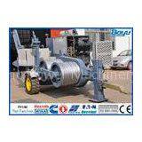 120kN 12T Power Line Stringing Equipment Hydraulic Puller German Rexroth Pump Motor / Reducer