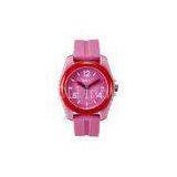 Nice Red Waterproof Electronic Plastic Quartz Watch For Girls Customized