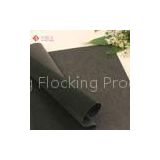 Soft Plush Black Polyester Velvet Fabric for Bag and Pouch Materials 1.48m Width