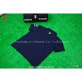 Silk Printing Metal Button Summer T Shirt Polo Men thumbnail-2