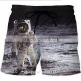 Men Fast Dry Sword Cat Beach Shorts/ Blue l na Creative Plus Size Beach Shorts With Pockets / Printed Sports Beach Wear thumbnail-5