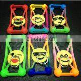 Custom 3D Cartoon Universal Silicone Cell Phone Case With Ring Holder for 4-6'' Size thumbnail-3