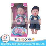 Funny 14 Inch Made in China Soft Plastic Cute Baby Boy Doll
