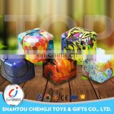 Wholesale multicoloured 3D magical anxiety toy cube for kids