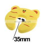 Cartoon Child Baby Safety Gate Card / EVA Door Stopper(Yellow)