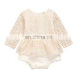 Little Girl Fall Clothing Outfits Lace Romper thumbnail-1