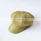 Children's Beret Autumn and Winter Girls Octagonal Hat British Retro Leather Hat Baby Painter Hat Boy Pumpkin thumbnail-4