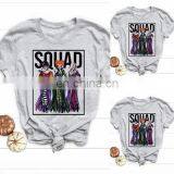 Hot Sale Halloween Hot Style Women's Witch Print Short Sleeve Casual Round Neck T-shirt