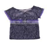 Summer Newborn Short Sleeve Lace Romper Photo Prop Baby Bodysuit Romper thumbnail-6