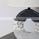 Bulk Wholesale European Vintage Grey Desk Lights Custom Ceramic Fancy Table Lamp for Hotel thumbnail-3