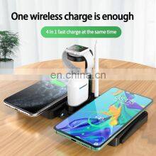 Magnetic Wireless Charger Headset 4 in 1 Wholesale Magnetic Custom Wireless Charger Adapter for Iphone and Android Mobile Phone thumbnail-4