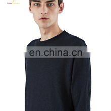 Men Knitted Cashmere Jumper Sweaters Black Cashmere Wool Pullover thumbnail-3