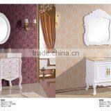 High Glossy Bathroom Cabinet With Mirror thumbnail-2