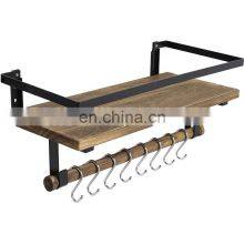 Рустейловый фермерский трехярусный напольный деревянный полку