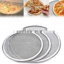 Non Stick Pizza Screen Aluminum Expanded Metal Mesh Pan thumbnail-2