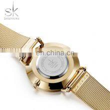 SHENGKE Bracelet Wrist Watch Set Golden Steel Mesh Band Watch Female Gift Box Set Gold Plated Watches & Bracelets&Bangles thumbnail-5