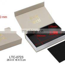 Black Wholesale Custom Logo Premium Luxury Cardboard Paper Gift Wig Hair Extension Magnetic Packaging Box Customized Ribbon Art thumbnail-3