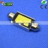 Error free COB led car interior light bulb F-39mm 3w led car doom license plate lamp