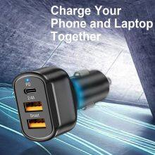 30W PD USB C Car Charger Quick Charge PD3.0 Phone Charger Type C Fast Charging For IPhone 15 14 13 12 11 Pro Max thumbnail-3