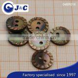 J&C Brown MOP Shell Buttons,pearl Shell Buttons for Fashion Shirt.BR016, BR017