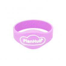 Personalized 13.56mhz Silicone Nfc Bracelet S50 1k Rfid Wristbands for Water Park thumbnail-1