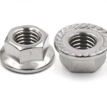 304 Stainless Steel Fasteners, Bolts, Flange Nuts, DIN6923 Anti Slip Nuts thumbnail-3