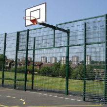 Green PVC Coated Steel Wire Mesh Roll for Stadium & Court Fencing thumbnail-5