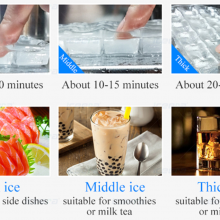 Ice Cube Machine Automatic Commercial 200 kg Cube Ice Maker thumbnail-4