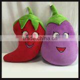 customized promotional stuffed soft toy plush vegetables and fruits shape toys