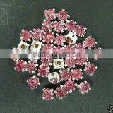 REAL RHINESTONES W/PRESETTINGS 5MM 1GR/144PC PINK thumbnail-1