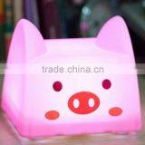 LED Creative Cartoon Animal Night Light Rechargeable Energy-saving Lamp Pat / Press Night Light thumbnail-2