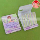 Wholesale Nail File Customized Logo Disposable Emery Board Paper Nail File Wooden Material Matchbook Nail File thumbnail-1