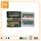 12 ml 18 colors oil paint tubes, acrylic paint sets for children