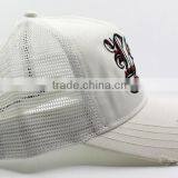 White Stone Washed Distressed Mesh Cap thumbnail-3