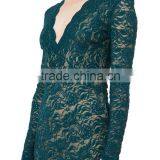 2016 V-neck Dress European Brand Dresses Elegant Dress Women thumbnail-4