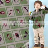Fashion Design Digital Printting Cotton Fabric for 2 Years Old Children Shirts thumbnail-1