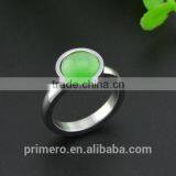 Natural Tiger Eye Stainless Steel Opal Stone Finger Ring Women Ring Bijoux Fashion thumbnail-6