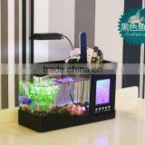 Mini Table Aquarium With Rainbow and Running Water thumbnail-1