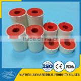 5cm*5m white color plastic cover cotton zinc oxide surgical adhesive plaster
