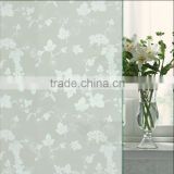 PVC frosted indoor grape vine design decoration adhesive glass window film