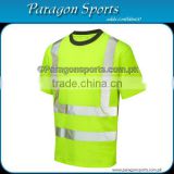 Hi-vis Safety T-Shirt with Reflective Tape