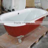 Bathroom Dual End Bath for Shower and Soaking