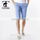 New Korean Style Cool Half Design Cotton Pattern Man Trousers Mens Slim Fit Short Pants