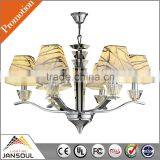 Hand Blown Art Glass Iron Pendant Light thumbnail-1