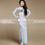 High Quality Belly Dance Lace Long Dress From China Wuchieal (QC2272) thumbnail-2