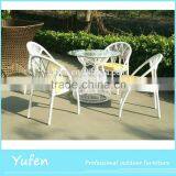 Modern Home Furniture 4 Seater Glass Dining Table