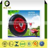 Solid-SR2504 8''X 2.50-4 SUPER Quality Cheaper Price ANY Colour Europe Panama Market PU Wheels thumbnail-1