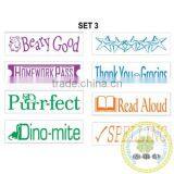 Reward Self Inking Stamps/Teacher Funny Rubber Stamps thumbnail-1